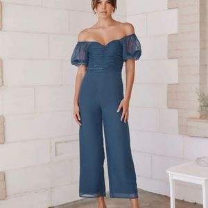 Steel Blue Jumpsuit